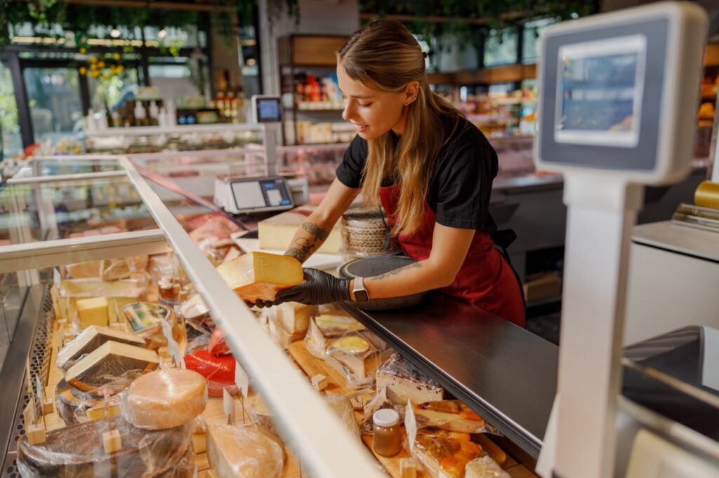 Grocery store manager recognizing a cashier's performance using POS data